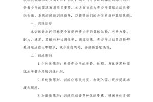  哪里能找到适合儿童的篮球训练支持计划？